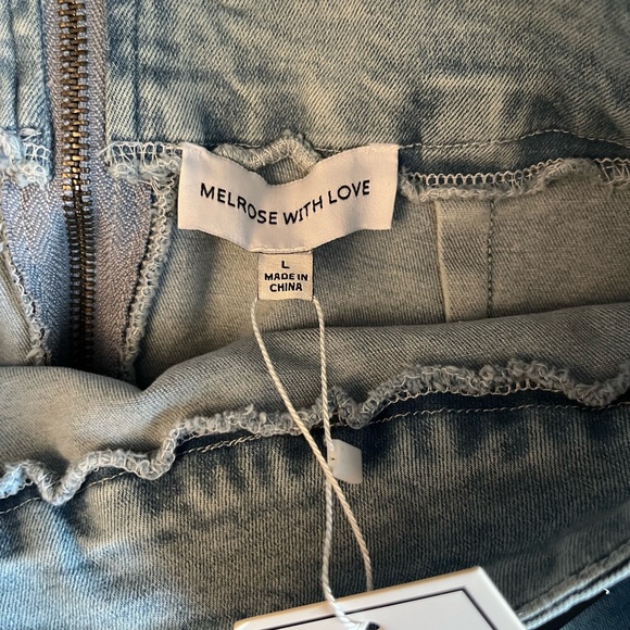 Denim Two Piece Skort - Picture 3 of 6